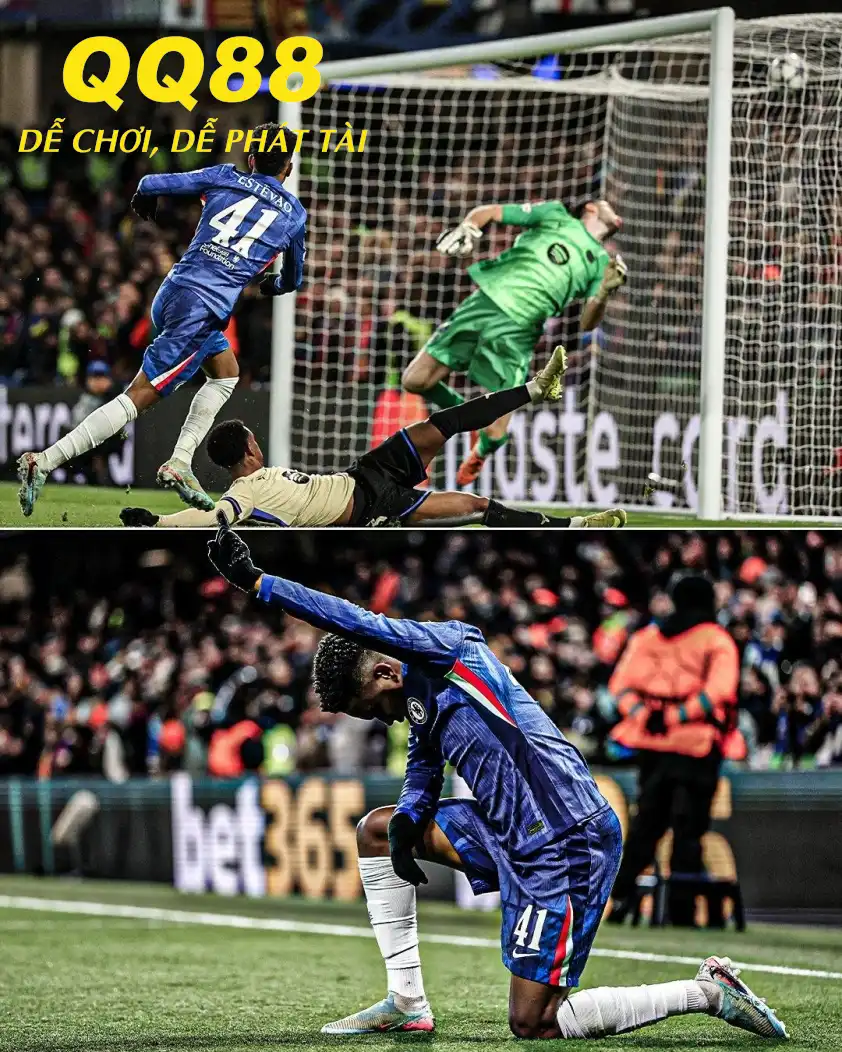 Khoảnh khắc ấn tượng của Estevao trong chiến thắng của Chelsea trước Barca. (Ảnh: ConnCFC)